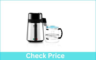VEVOR 4L 750W Stainless Steel Countertop Water Distillerr